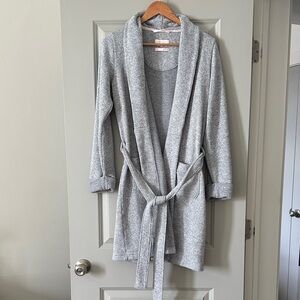 Victoria's Secret Heather Gray Knit Robe